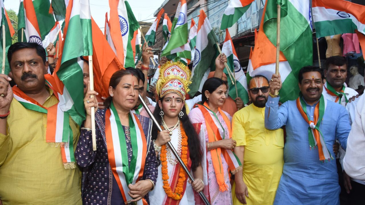 ऑपरेशन सिंदूर की सफलता पर ऋषिकेश में निकाली तिरंगा शौर्य सम्मान यात्रा