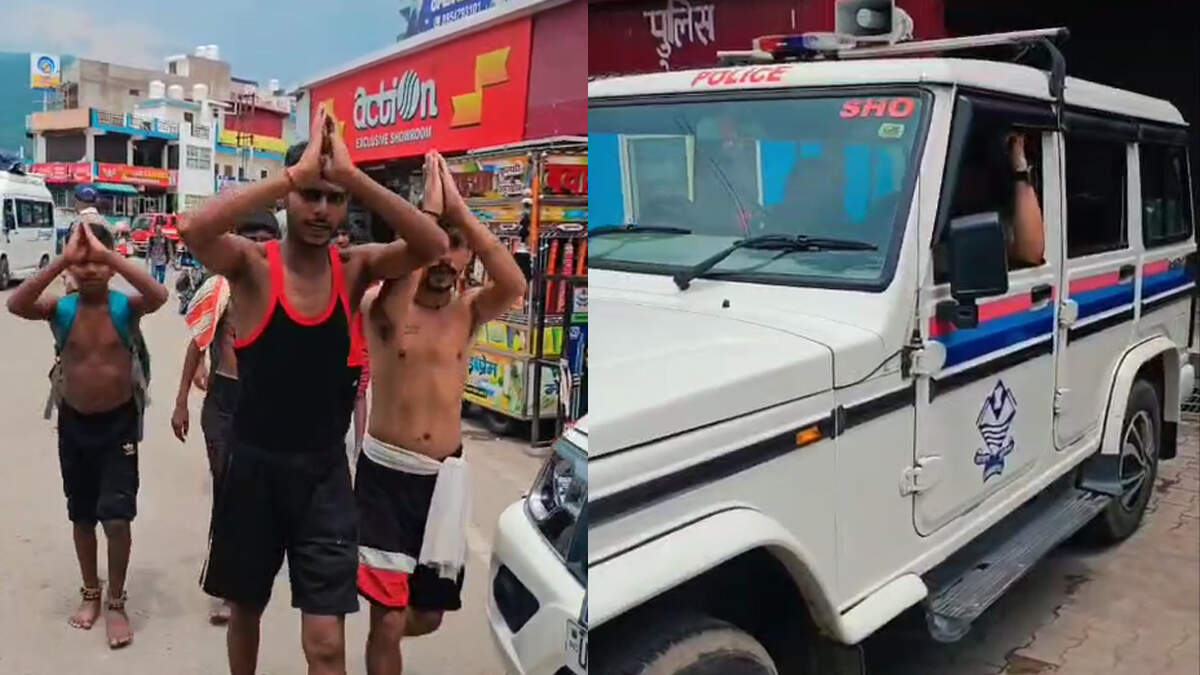 Dehradun : दून पुलिस कर रही कावड़ यात्रा पर आए शिवभक्तों का स्वागत, लाउडस्पीकर से दी जा रही जानकारी